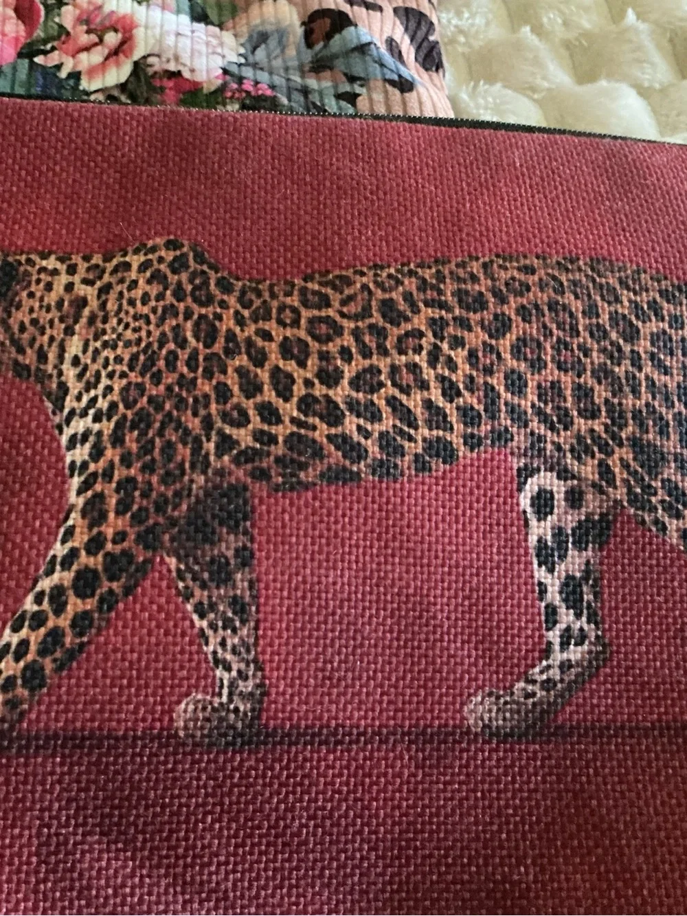 🐆🌸 Set of 2 Wild & Fun Cosmetic Bags 🌸🐆